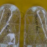 Just Be  Sparkling Clear Slide Sandals Size 9 Photo 2