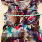 Soft Surroundings  Italian Dreams Colorful Maxi Dress V-Neck EUC Sz S Boho Summer Photo 8