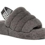 UGG  US 7 Fluff Yeah Slide Slippers Shoes Women Lightweight Platform Gray 1095119 Photo 1