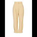 ALC Frank A.L.C Dune Women's Khaki/Tan Belted Straight Pants Size 2 Photo 5