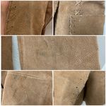 Rue 21 Women's Brown 100% Genuine Leather Jacket Button Up Size Medium Photo 9