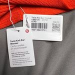 Lululemon Twist Knit Ear Warmer NWT Autumn Red (One Size) Photo 10