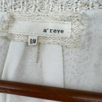 Modcloth  A'reve cream long sleeve pullover lace crochet side tie size small /med Photo 8