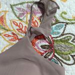 Birdy Grey  women’s size medium taupe chiffon bridesmaid dress long slit on side Photo 7