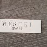 Meshki  Swim Orange Carly Brazilian Swim Bottom Size Small Photo 3