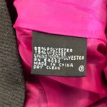 Anne Klein  Women’s Charcoal Belted Utility Jacket Size 4 High Neck Snaps Front Photo 9