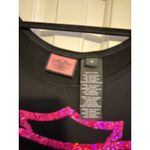 Harley Davidson Womens Long Sleeve Shirt Pink Sequin Logo Rhinestone Casual M Black Size M Photo 4