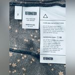 Reformation  Orchid Maxi Dress Black Galactic Plunging V Neck
Wrap Size 2 Photo 14