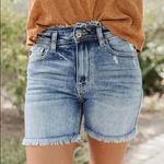 Bohme Denim Shorts frayed distressed size 27" stretch 7 Photo 2
