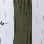 POL NWOT  Strapless Fringe Maxi Dress Photo 0