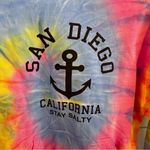 Destinations San Diego Tie Dye Hoodie. Size Small. Pink Photo 1