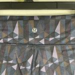 Lululemon Size 4 Cropped Leggings Stained Glass Love Nightfall Black Activewear Photo 2