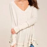 We The Free Free People Laguna Light Beige Thermal Long
Sleeve Top Women Size XS Thumb Holes Photo 0