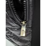 Anne Klein Black Quilted Puffer Coat L Photo 3