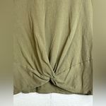 Fabletics Woman’s Olive Green Casual Short Sleeve Running Activewear Crop Top Photo 1