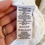 Free People Vacation Embroidered Sweater Knit Top Ivory Small 3/4 Sleeves Photo 8