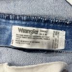 Wrangler  Womens Blue Denim Cutoff Shorts Distressed Frayed Hem Size 34x30 Photo 6