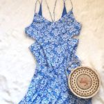 Topshop Cornflower Side Cutout Midi Dress Photo 2