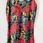 Victoria's Secret Vintage Victoria’s Secret Gold Label Slip Dress Floral Satin Medium Chemise 90s Photo 0