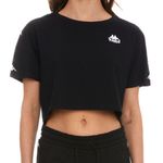 Kappa NWT  Banda Baua Crop Top T Shirt in Black Medium Photo 0