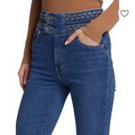 Derek Lam 10 CROSBY Harlow Braided High-Rise Flare Jeans Size 23 NWT Photo 3