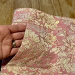 Twenty One Pink & Gold Metallic Embroidered Skirt Photo 4