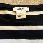 J.Crew striped shirt bell sleeve mini shift dress pullover black white … Photo 8