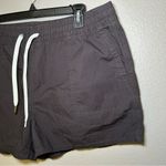 Quince  Brown Organic Stretch Cotton Ripstop Shorts With Pockets Women’s Size XL Photo 2