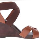 Johnston & Murphy Two Tone Leather Neela Wedge Heels Size 9.5 Photo 4