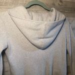Brandy Melville  grey ribbed cropped hoodie Photo 7