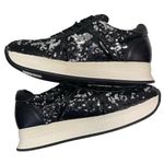 Sequins Sparkly Black & White Fashion Sneakers Primadonna Women’s 7.5 Leather Photo 8