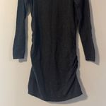 J McLaughlin Cashmere Sweater Dress in Charcoal size Medium Gray Photo 1