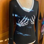 Lavishly Paris Nwt, Women’s Sexy Halloween V Neck Tee Photo 7