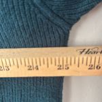 Free People Women's Deep Teal Cowl Neck Sweater Size L Photo 4