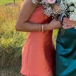 Princess Polly  Orange Homecoming Mini Dress Photo 1