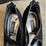 White House | Black Market  Peep toe suede leather Arianna bow heels size 6.5 Photo 11