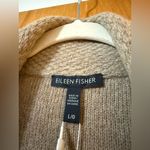Eileen Fisher Wool Sweater Jacket FELTED MERINO LAMBSWOOL TEXTURE Large NWT Photo 6
