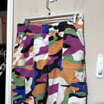 Vip Jeans  Bright Colorful Camo Womens Joggers Pants Rainbow Size 13/30 Photo 1