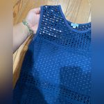 Abbeline  Navy Textured Mini Dress Photo 3