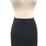 Armani Collezioni  Classic Black Silk Mini Skirt 8 Photo 0