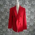 Ann Taylor LOFT Orange Boucle Blazer Jacket Size 10 Photo 1