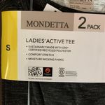 Mondetta  Women's Top Small  2 Pack bundle Active Tee Black White Combo New NWT Photo 1