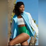 FP Movement by Free People Vibrant Blue Rain Jacket Size L Photo 1