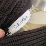 Calvin Klein Cowl Neck Knit Sweater- Black and White- Size Medium Photo 5