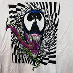 Venom Hypnotic Checkered the Alien Symbiote Marvel Tee L Photo 1