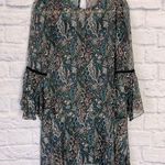 Veronica Beard  Denver green floral sheet silk dress 4 Photo 0