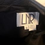 Vintage LNR Leather Skirt Black Womens Mini A Line 90s Retro Classic Edgy Sz 10 Photo 2