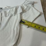 ZARA Off The Shoulder Crop Top white size Lgirls halter cute lace stretch teen p Photo 6