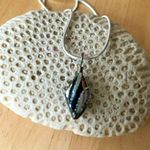 Dichoric Glass Pendant 16 inch chain Handmade Photo 1