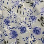 Lulus Medium Shifting Dears Mini Dress Floral Lined V-Neck 3/4 Sleeve Light Blue Photo 8